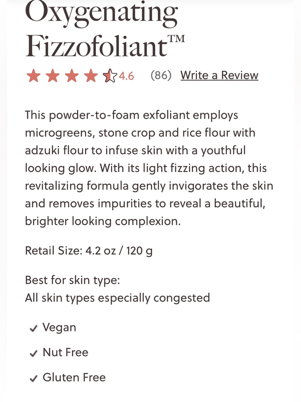 Eminence Organic Skin Care Stone Crop Oxygenating Fizzofoliant - Picture 8 of 10
